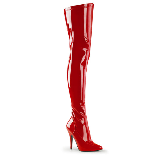 Pleaser Bottes pour femmes SEDUCE-3000 rouge strat str