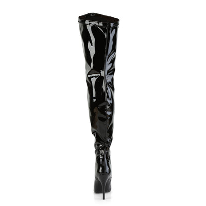 Pleaser Pink Label Bottes pour femmes SEDUCE-3000wc blk str. Tapoter