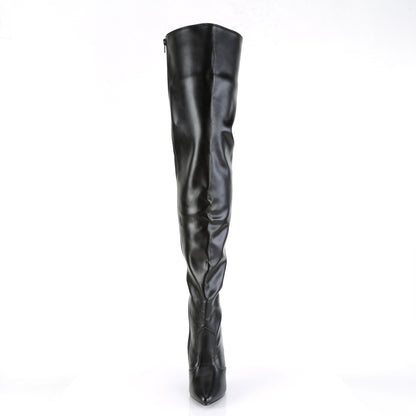 Pleaser Womens Boots SEDUCE-3010 Blk Faux Leather