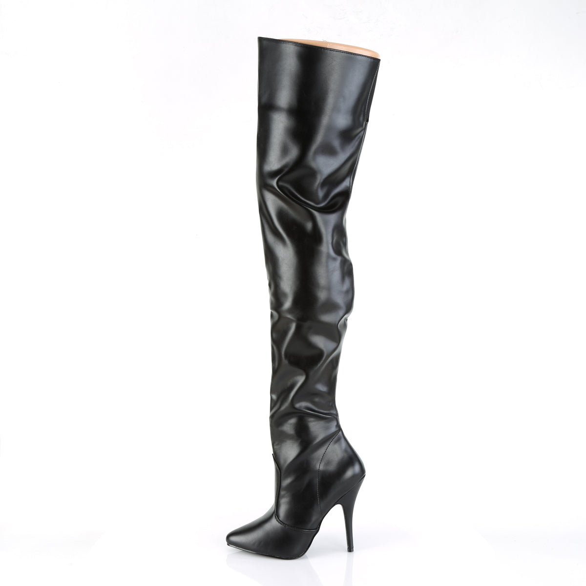 Pleaser Womens Boots SEDUCE-3010 Blk Faux Leather