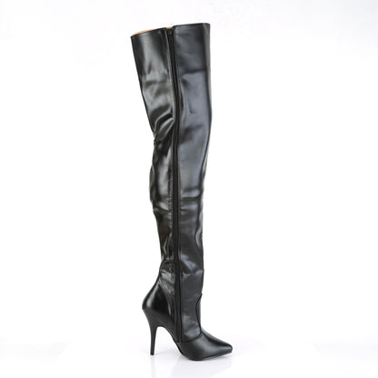 Pleaser Womens Boots SEDUCE-3010 Blk Faux Leather