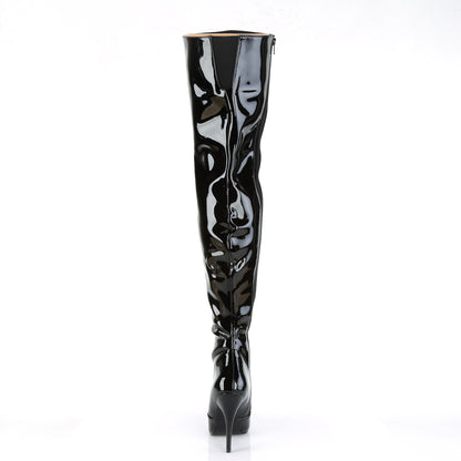 Pleaser Womens Boots SEDUCE-3010 Blk Pat