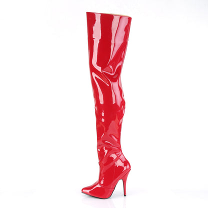 Pleaser Bottes pour femmes SEDUCE-3010 patère rouge