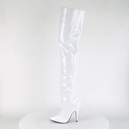 Pleaser Womens Boots SEDUCE-3010 Wht Pat