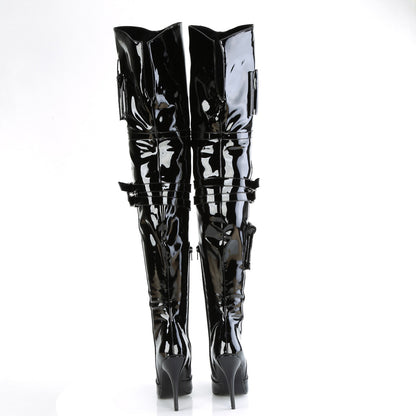 Pleaser  Boots SEDUCE-3019 Blk Pat