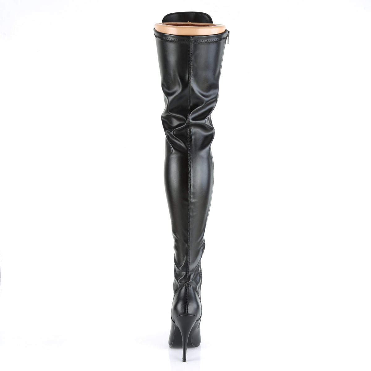 Pleaser Bottes pour femmes SEDUCE-3024 BLK STR FAUX CUIR