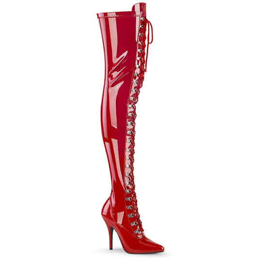 Pleaser Bottes pour femmes SEDUCE-3024 pat rouge