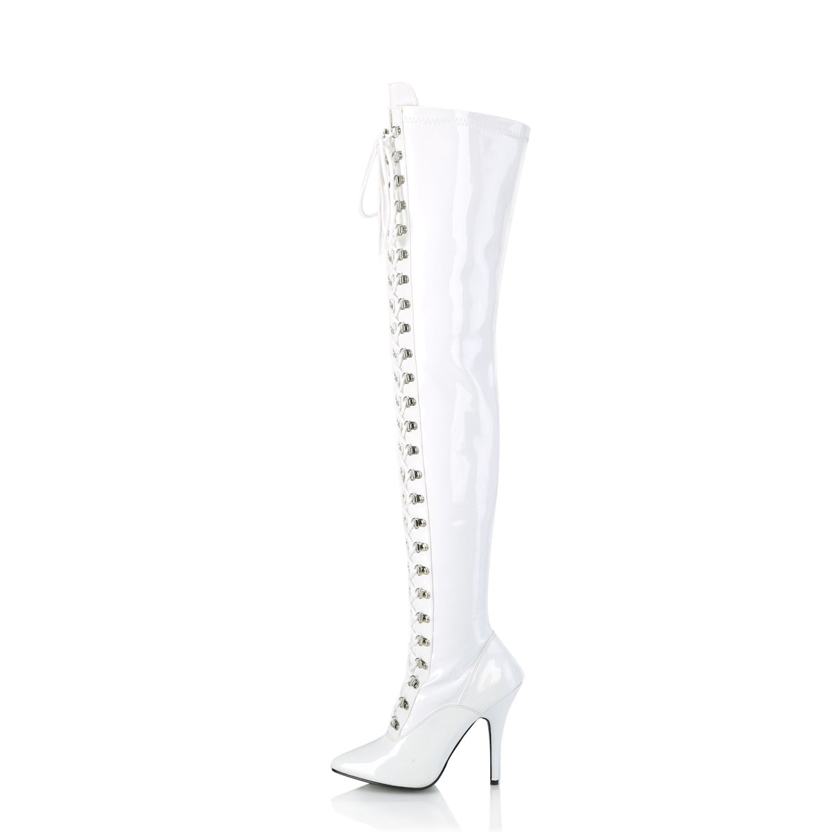 Pleaser Bottes pour femmes SEDUCE-3024 wht pat