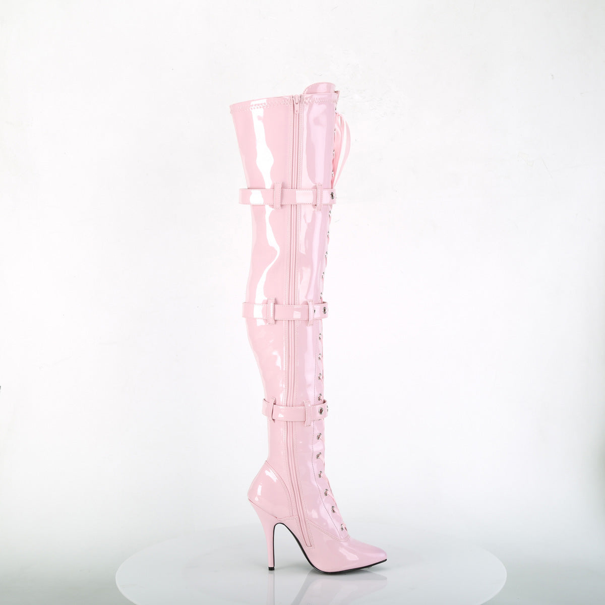 Pleaser Bottes pour femmes SEDUCE-3028 B. rose str. Tapoter