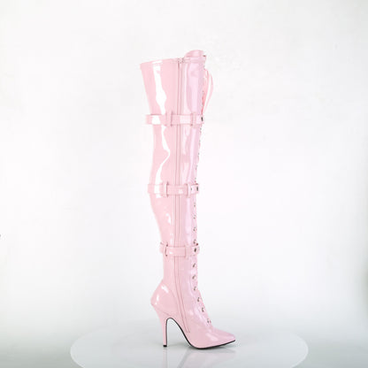 Pleaser Bottes pour femmes SEDUCE-3028 B. rose str. Tapoter