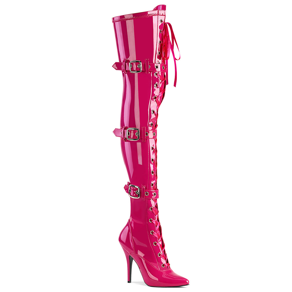 Pleaser Bottes pour femmes SEDUCE-3028 H. rose str. Tapoter
