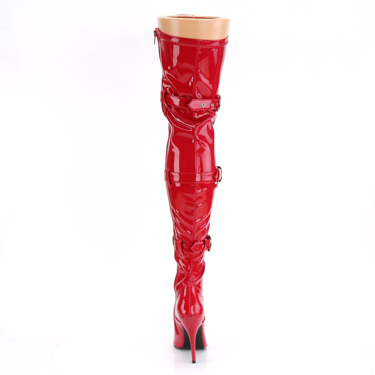Pleaser Bottes pour femmes SEDUCE-3028 rouge str pat