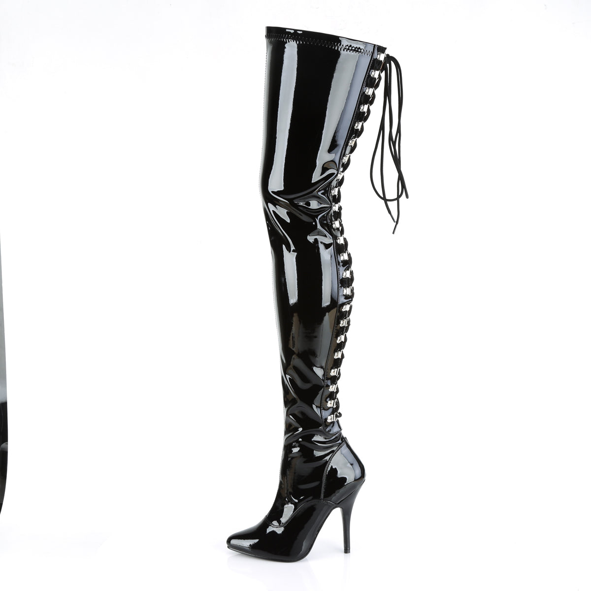 Pleaser Bottes pour femmes SEDUCE-3063 blk str pat