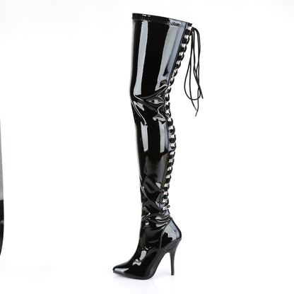 Pleaser Bottes pour femmes SEDUCE-3063 blk str pat