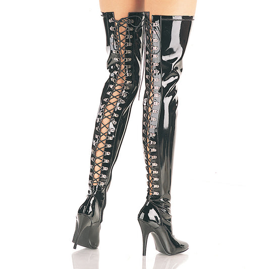 Pleaser Bottes pour femmes SEDUCE-3063 blk str pat