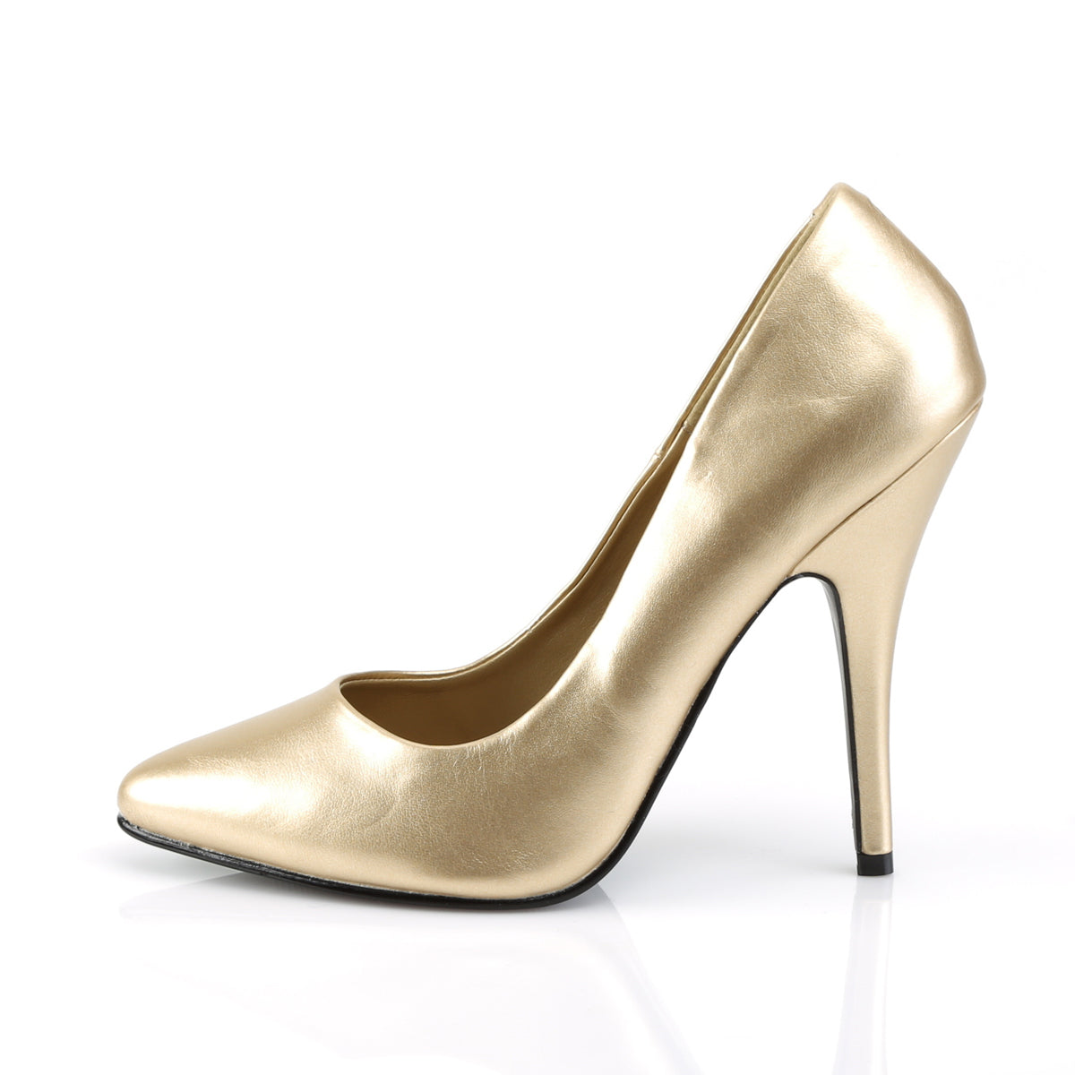 Pleaser Pompes pour femmes SEDUCE-420 Cuir en fausse or