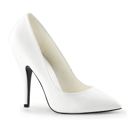 Pleaser Pompes pour femmes SEDUCE-420 WHT FAUX CUIR