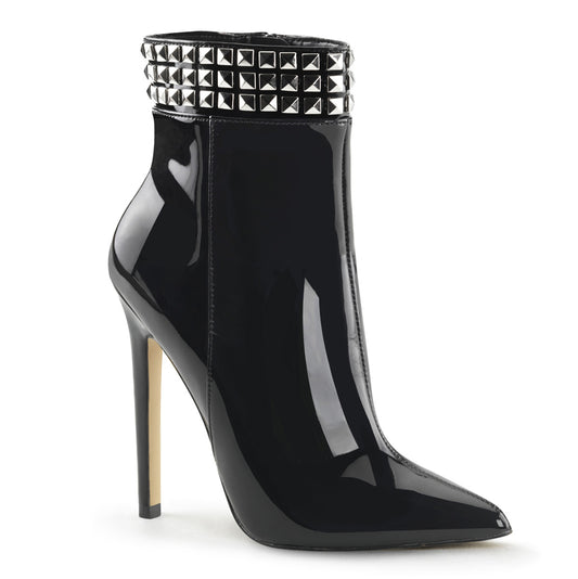 Pleaser Bottines pour femmes SEXY-1006 blk pat