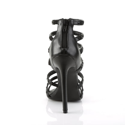 Pleaser Pompes pour femmes SEXY-15 Cuir Faux Blk