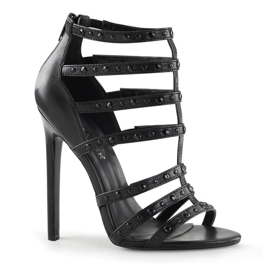Pleaser Pompes pour femmes SEXY-15 Cuir Faux Blk