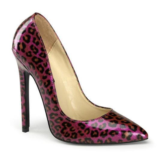 Pleaser Pompes pour femmes SEXY-20 patère perlées pourpre
