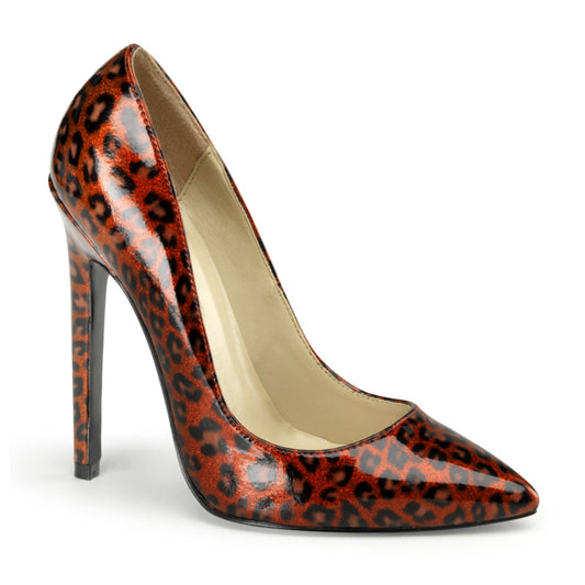 Pleaser Pompes pour femmes SEXY-20 patère perlées rouge