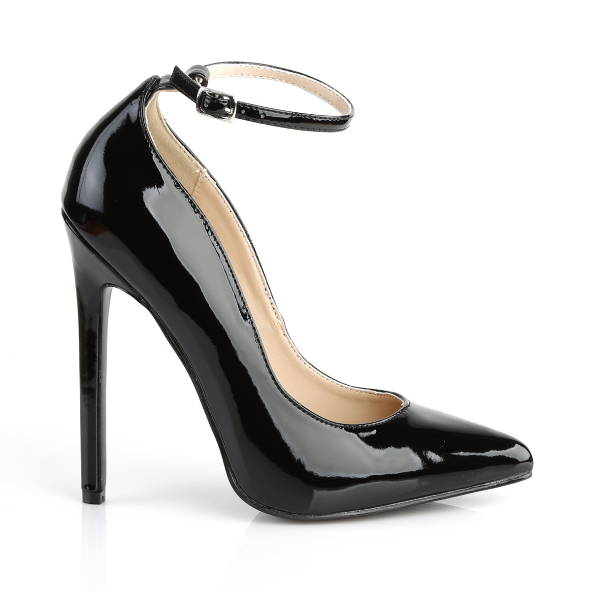 Pleaser Womens Pumps SEXY-23 Blk Pat