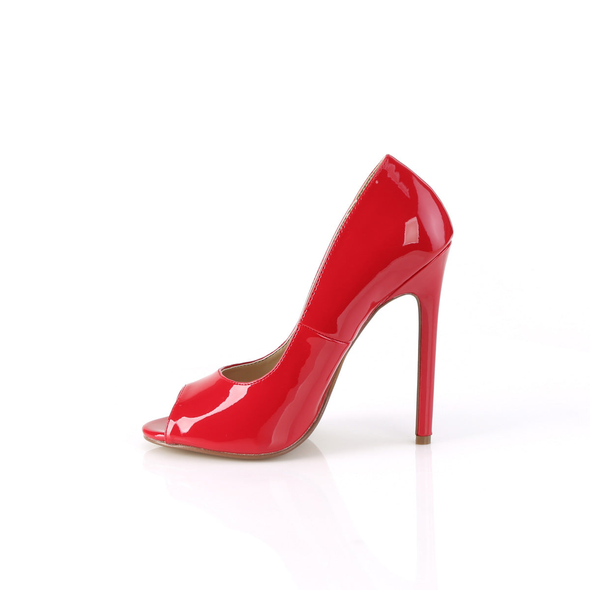 Pleaser Pompes pour femmes SEXY-42 patère rouge