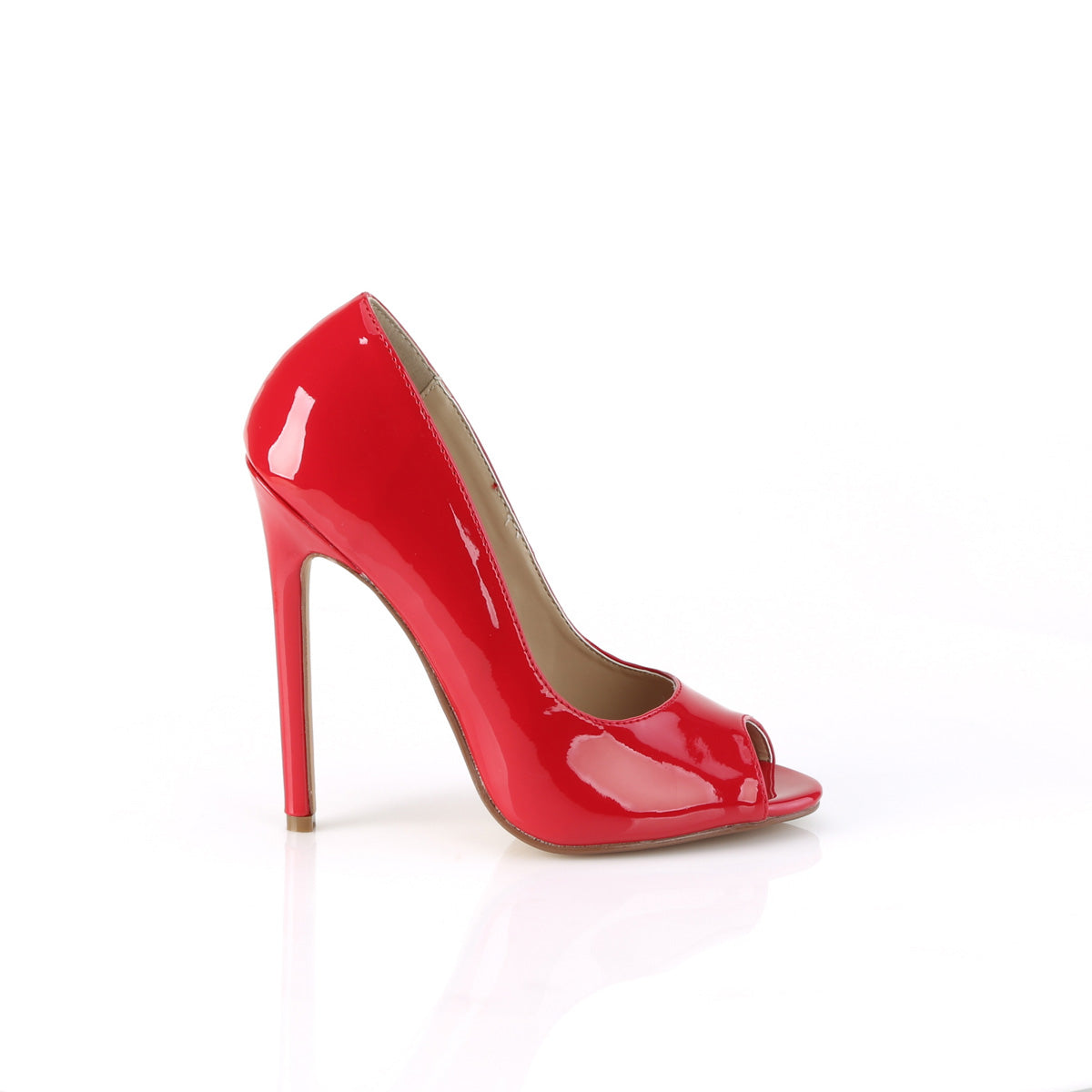Pleaser Pompes pour femmes SEXY-42 patère rouge