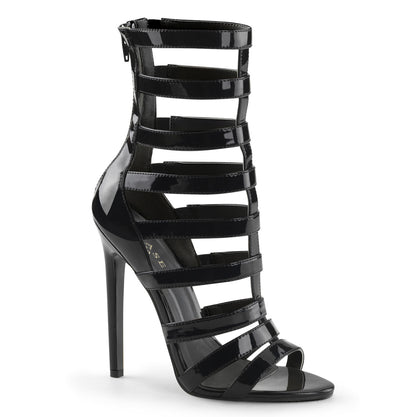 Pleaser Womens Ankle Boots SEXY-52 Blk Pat