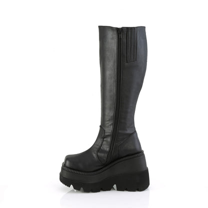 DemoniaCult  Bottes SHAKER-100wc Blk Vegan Leather