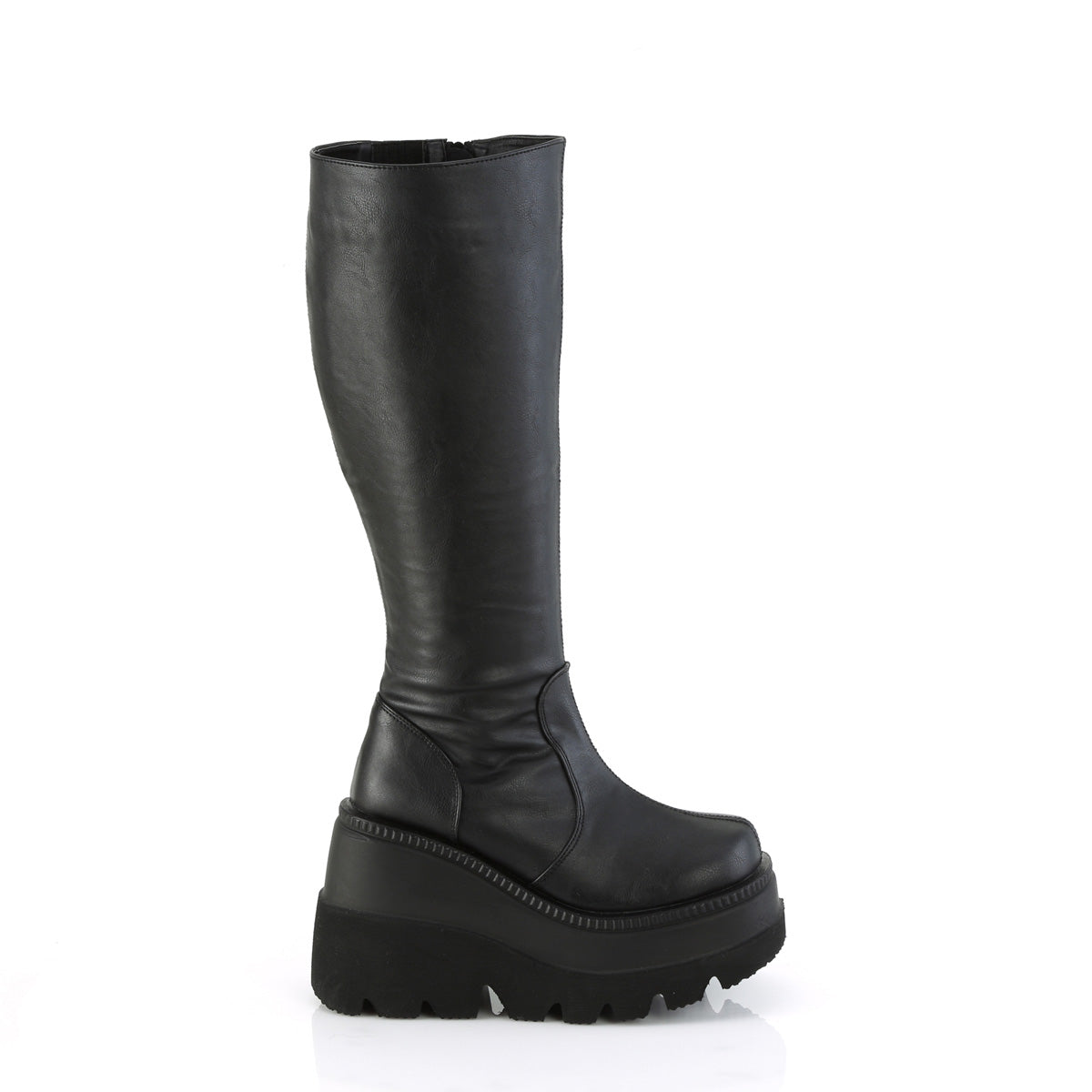 DemoniaCult  Bottes SHAKER-100wc Blk Vegan Leather