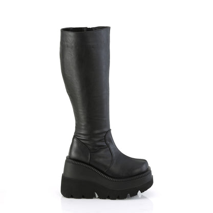 DemoniaCult  Bottes SHAKER-100wc Blk Vegan Leather