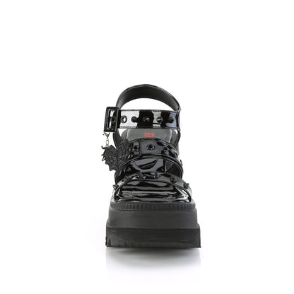 DemoniaCult  Sandals SHAKER-13 Blk Pat