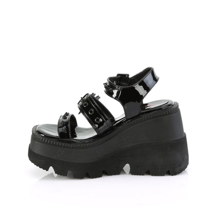 DemoniaCult  Sandals SHAKER-13 Blk Pat