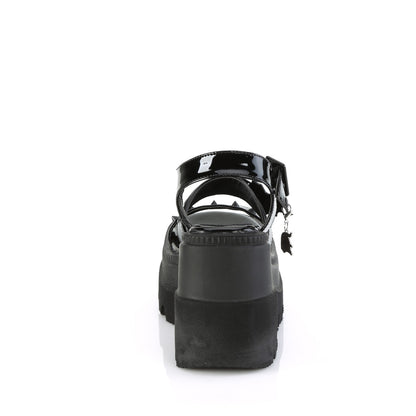 DemoniaCult  Sandals SHAKER-13 Blk Pat