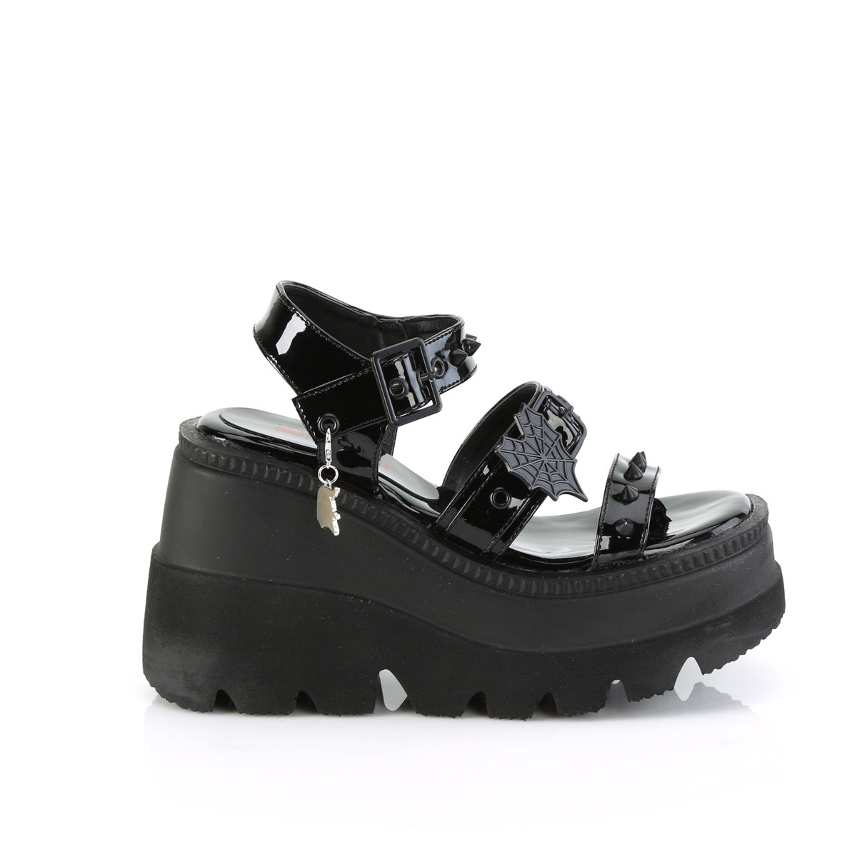 DemoniaCult  Sandals SHAKER-13 Blk Pat