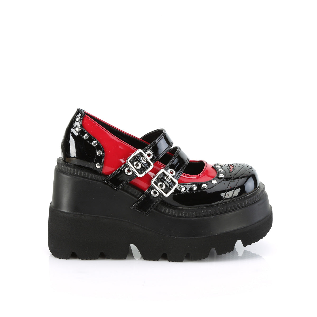 DemoniaCult  Pompes SHAKER-27 Blk-Red Pat