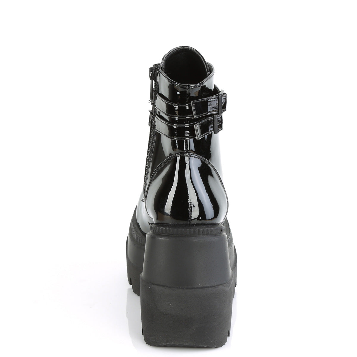 DemoniaCult Bottes de cheville des femmes SHAKER-52 brevet blk