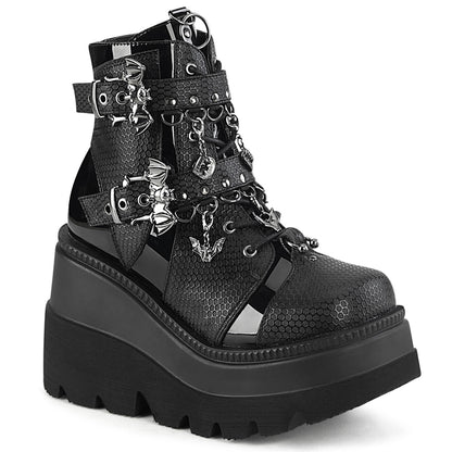DemoniaCult   SHAKER-66 Blk Vegan Leather