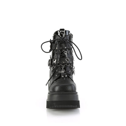 DemoniaCult   SHAKER-66 Blk Vegan Leather
