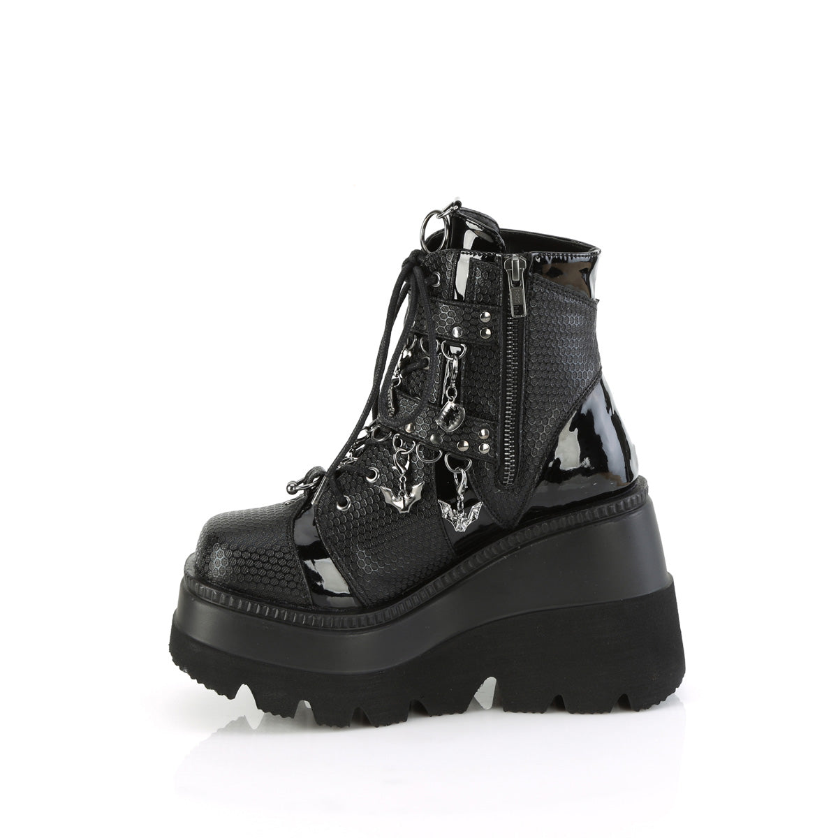 DemoniaCult   SHAKER-66 Blk Vegan Leather