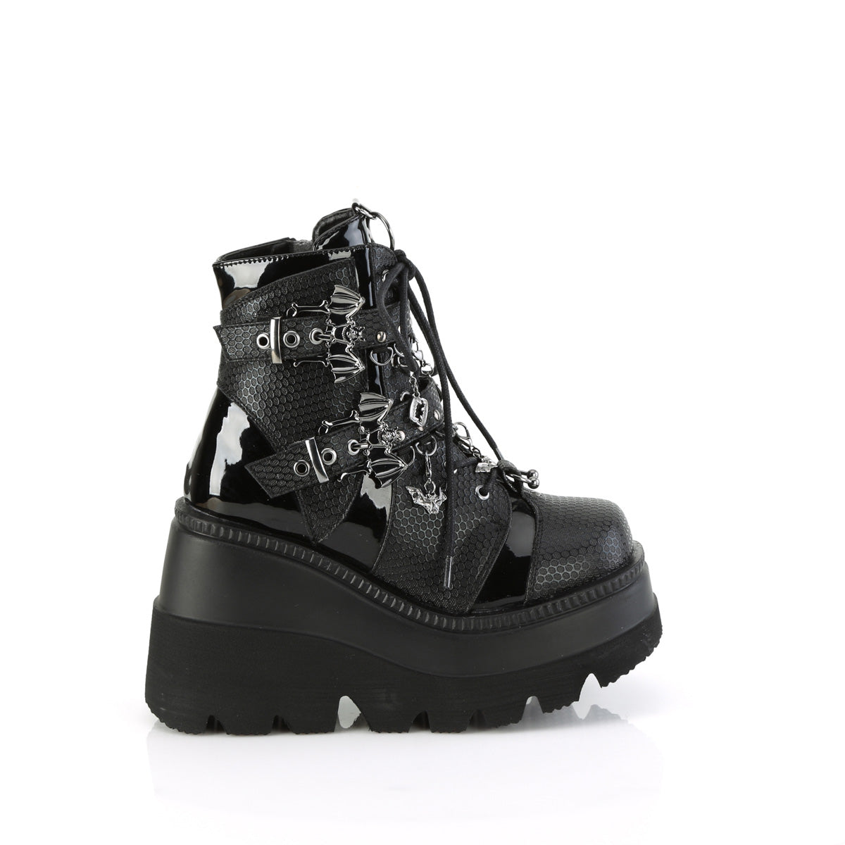 DemoniaCult   SHAKER-66 Blk Vegan Leather