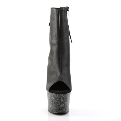 Pleaser Bottines pour femmes SKY-1018mg BLK FAUX CUIR / BLK MATTE