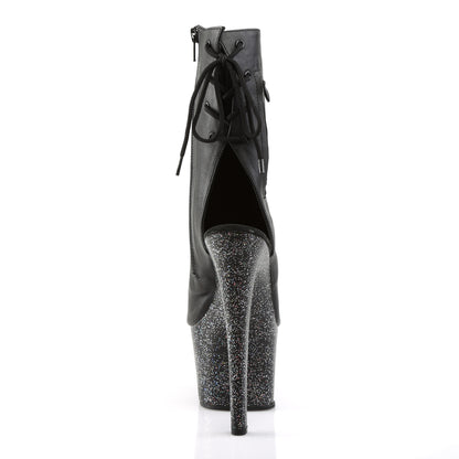Pleaser Bottines pour femmes SKY-1018mg BLK FAUX CUIR / BLK MATTE