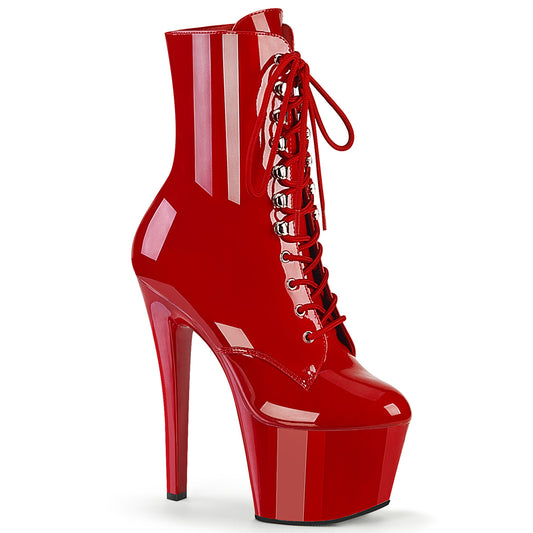 Pleaser Bottines pour femmes SKY-1020 Pat rouge / rouge