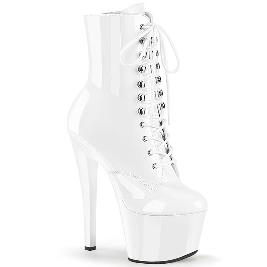 Pleaser Bottines pour femmes SKY-1020 wht pat / wht