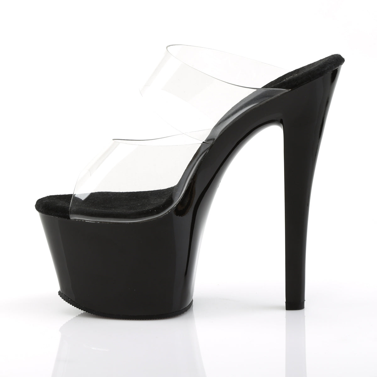 Pleaser Sandales pour femmes SKY-302 CLR / BLK