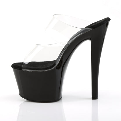 Pleaser Sandales pour femmes SKY-302 CLR / BLK