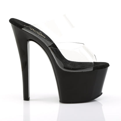 Pleaser Sandales pour femmes SKY-302 CLR / BLK
